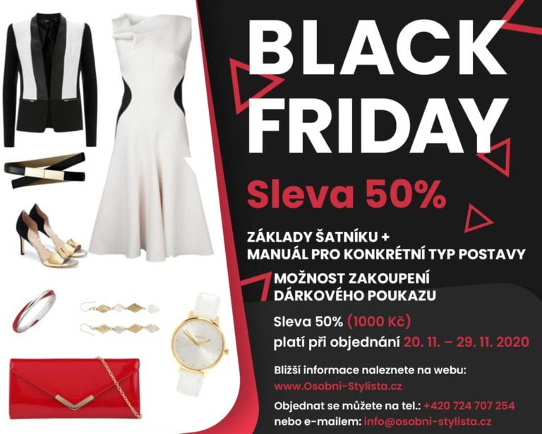 Osobní stylista, black friday manuál pro váš šatník