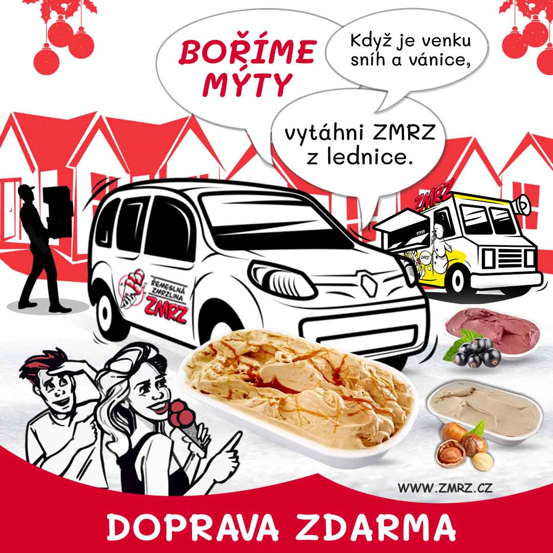 Zmrzlina ZMRZ, 100% přírodní zmrzlina podle italského receptu